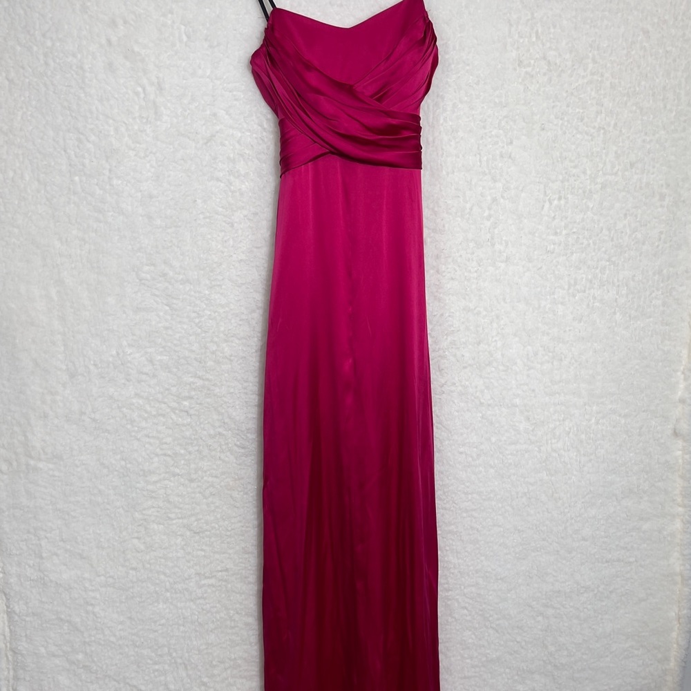 100% Silk David Meiser Evening Gown